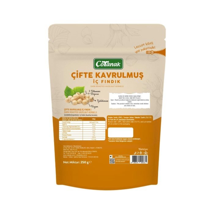Çotanak 250GrÇifte Kavrulmuş İç Fındık - Görsel 2