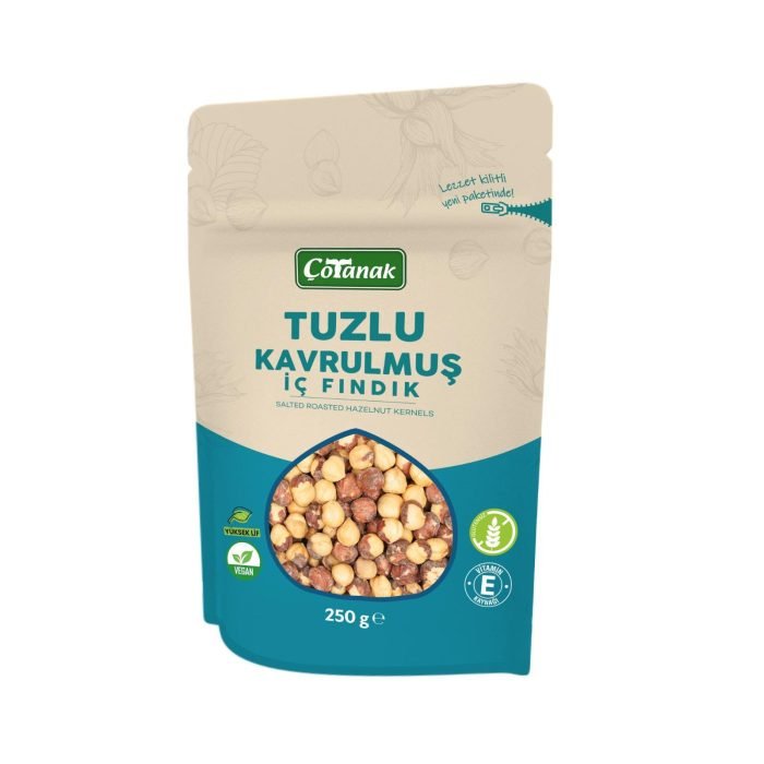 Çotanak 250 Gr Tuzlu Kavrulmuş İç Fındık - Görsel 2