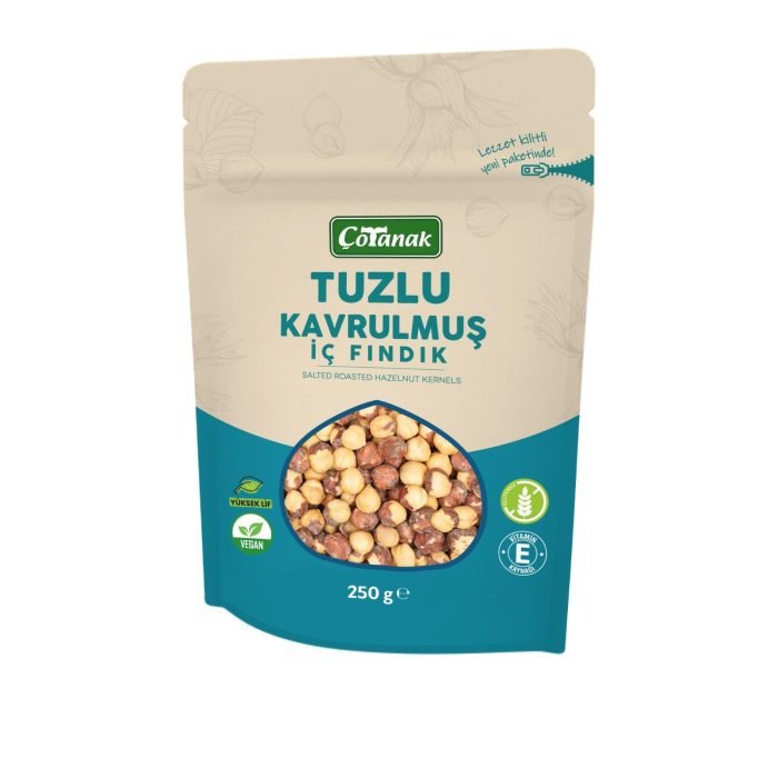 Çotanak 250 Gr Tuzlu Kavrulmuş İç Fındık - Görsel 3